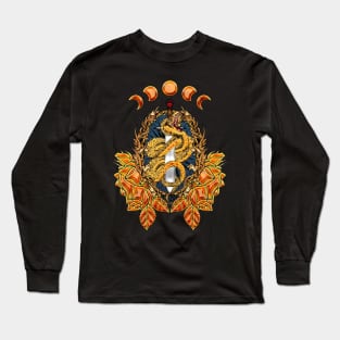 Awesome snake with sword Long Sleeve T-Shirt